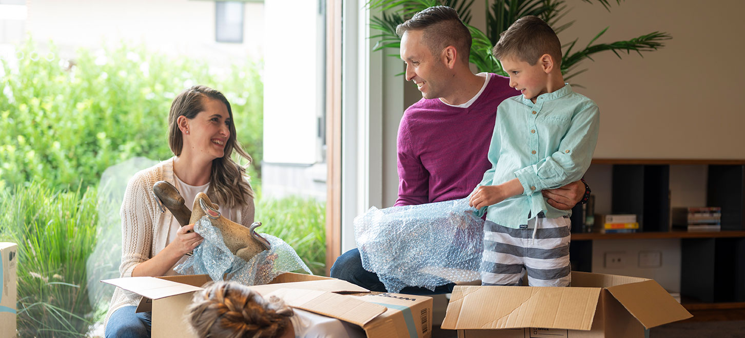 Family packing.